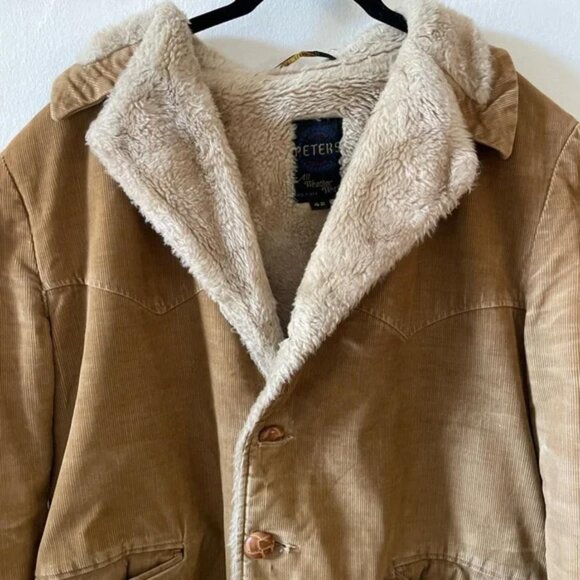 Vintage 1960s peters all weather wear corduroy coat - Picture 2 of 4